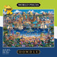 Buffalo Games - Dowdle - World Pieces - 1000 Piece Jigsaw Puzzle for Adults -Challenging Puzzle Perfect for Game Nights - Finished Size is 26.75 x