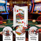 4 Pack Casino Centerpieces for Tables Casino Table Decoration Casino Theme Party Decorations 3D Poker Cardboard for Vegas Game Night Party Casino