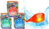 JA-RU Light Up Water Skipper Disc (3 Discs) - Water Skipping Toy for Kids, Pool & Travel Beach Toys for Summer Outdoor Play, Party Favors & Easter