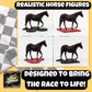 RB Games Horse Race Drinking Game - Fun Adult Party Game with Cards and Game Board - Great for College Parties, Game Nights, Bachelor/Bachelorette