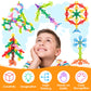 NiToy Building Blocks Educational Toy - 300PCS Snowflake Stem Construction Set for Kids 3+, Safe Non-Toxic Storage Case, Learning Gifts for Boys