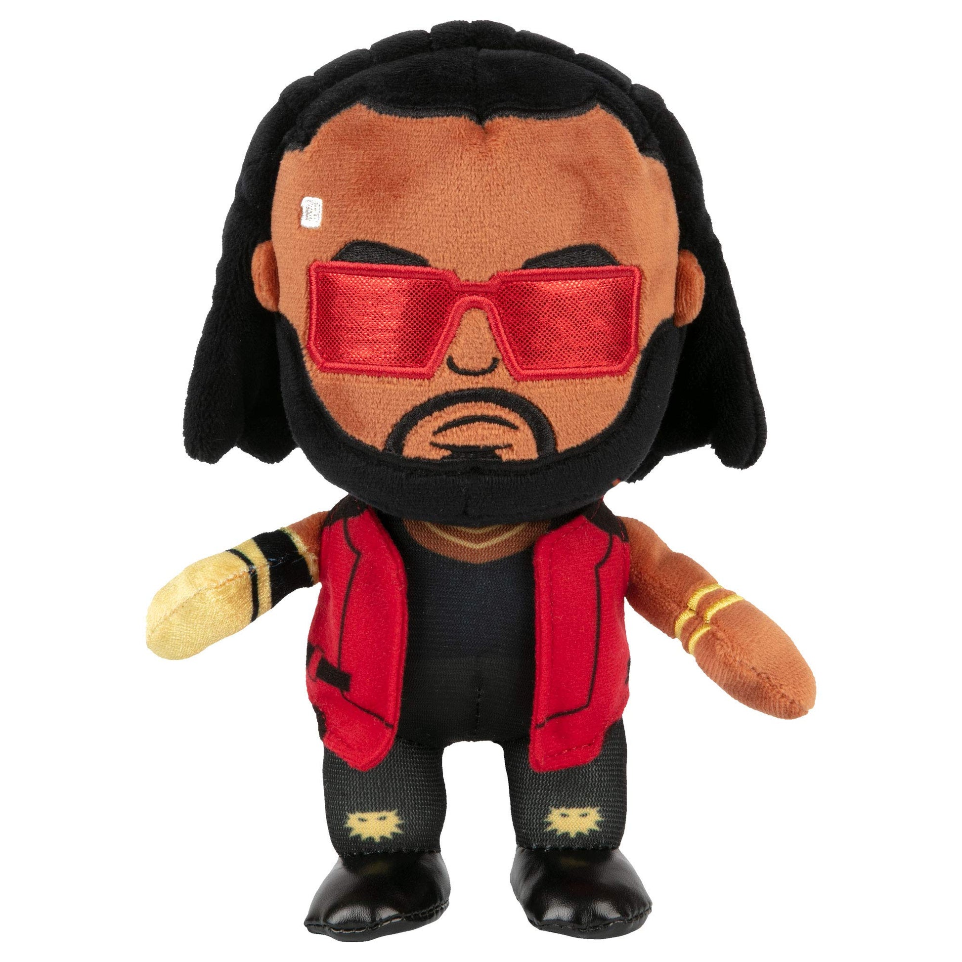 JINX Cyberpunk 2077 M8Z Dexter Deshawn Plush Stuffed Toy, Multi-Colored, 8.75" Tall