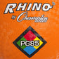 Champion Sports Rhino Playground Balls 8.5"D - Two Ply, Nylon Wound, ORANGE