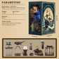 Book Nook, DIY Book Nook Kits for Adults, Ocean Adventure 3D Wooden Puzzle Bookend Bookshelf Insert Decor with LED Light