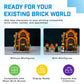 Brick Loot Minifigures Pack of 10, Random Minifigure Pack, Set of Authentic Minifigs, Unique Brick Characters with Accessories, Compatible Toy