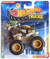 Hot Wheels Monster Trucks Scratch Attack, Beast Bashers 1/5 Includes Crushed Car 1:64 Scale