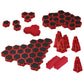 Renegade Game Studios Heroscape: Lava Fields of Valhalla Terrain Expansion, 120+ Hex Tiles, 4 Lava Rock Outcrop Pieces