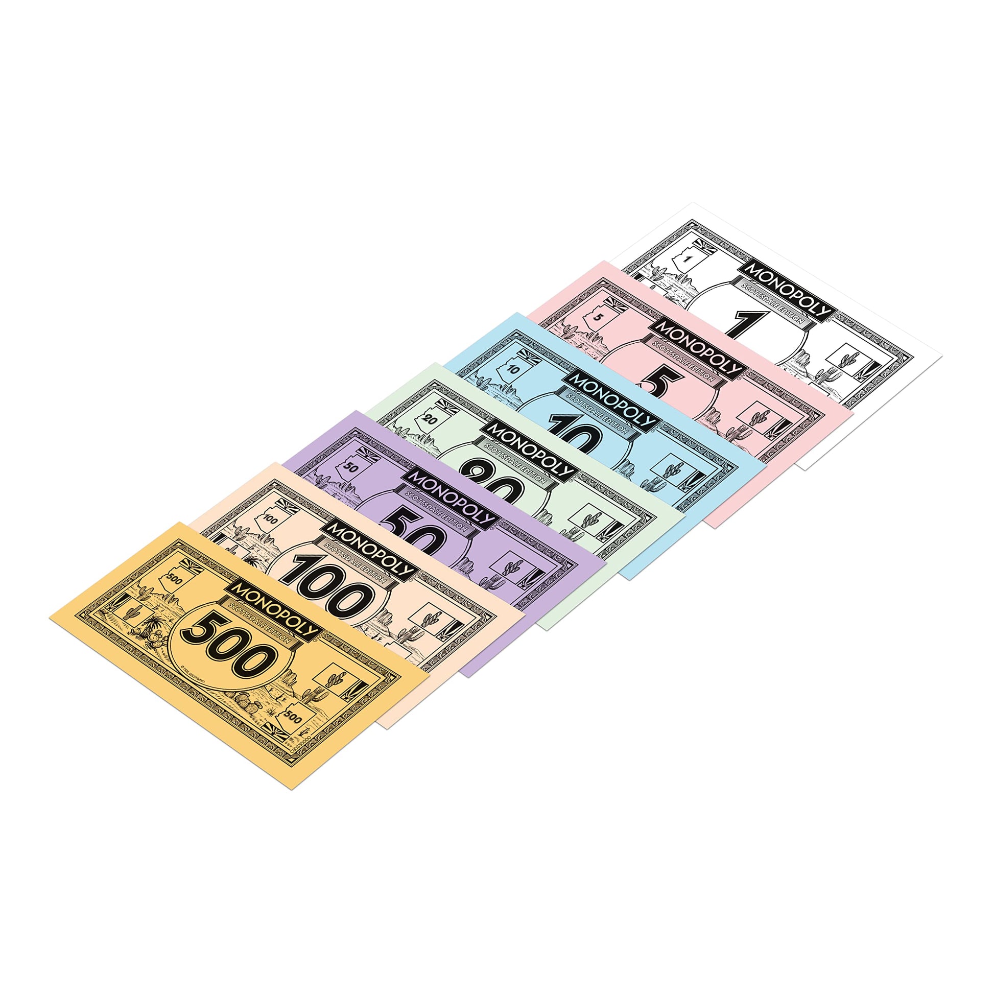 Monopoly Board Game Scottsdale Edition: 2-6 Players Family Board Games for Kids and Adults, Board Games for Kids 8 and up, for Kids and Adults, Ideal