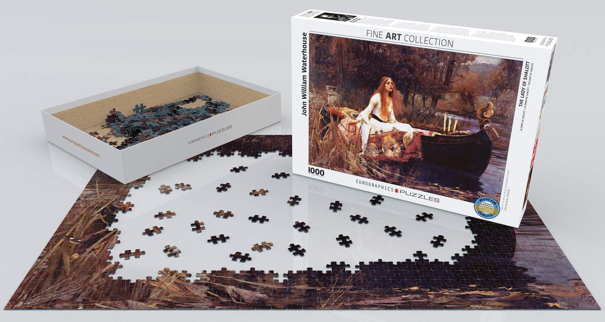 EuroGraphics Lady of Shalott by John William Waterhouse Puzzle (1000-Piece)
