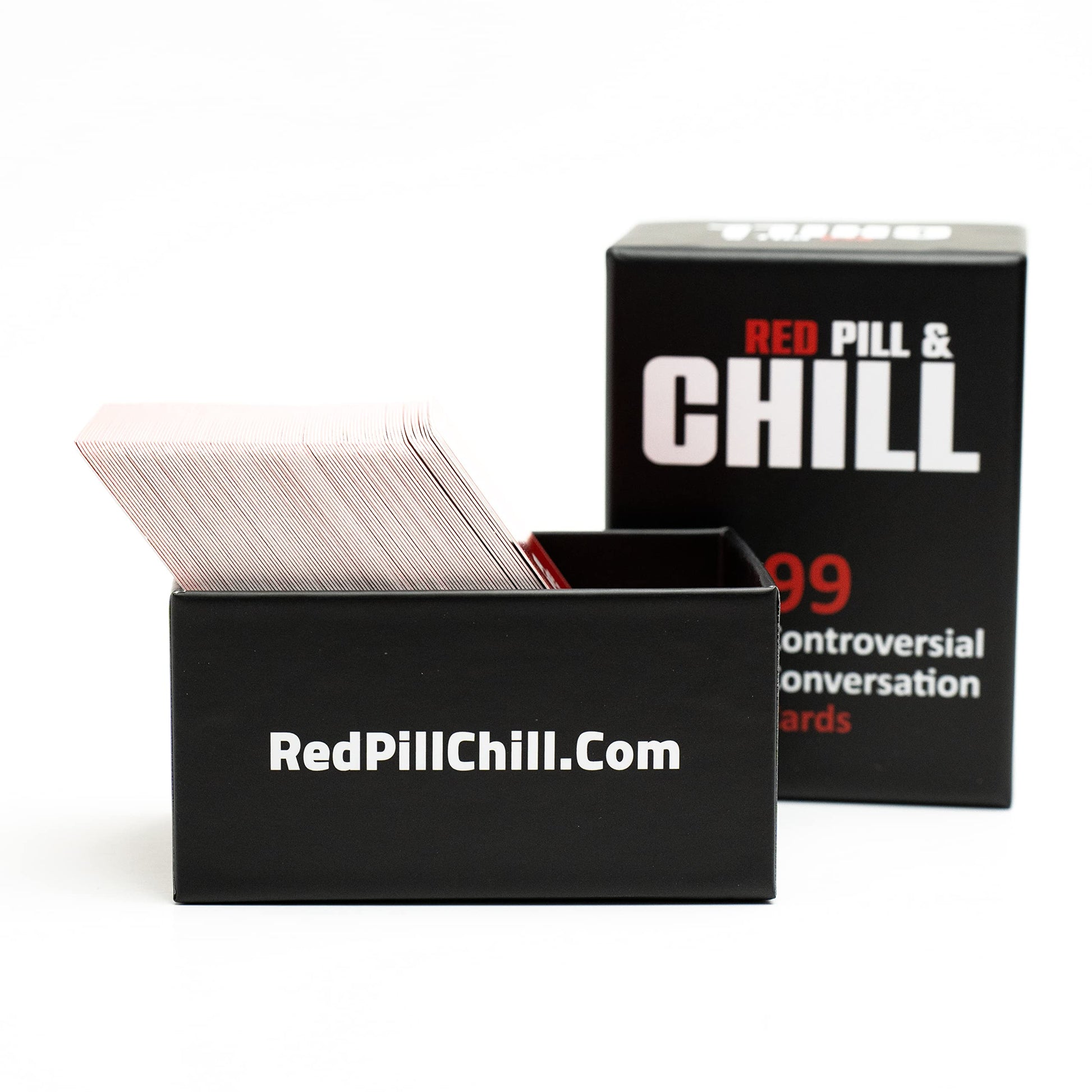 Let's Argue: Red Pill & Chill Edition - Debate Card Game for Adults, 99 Conversation Cards for Friends, Couples & Game Night Fun