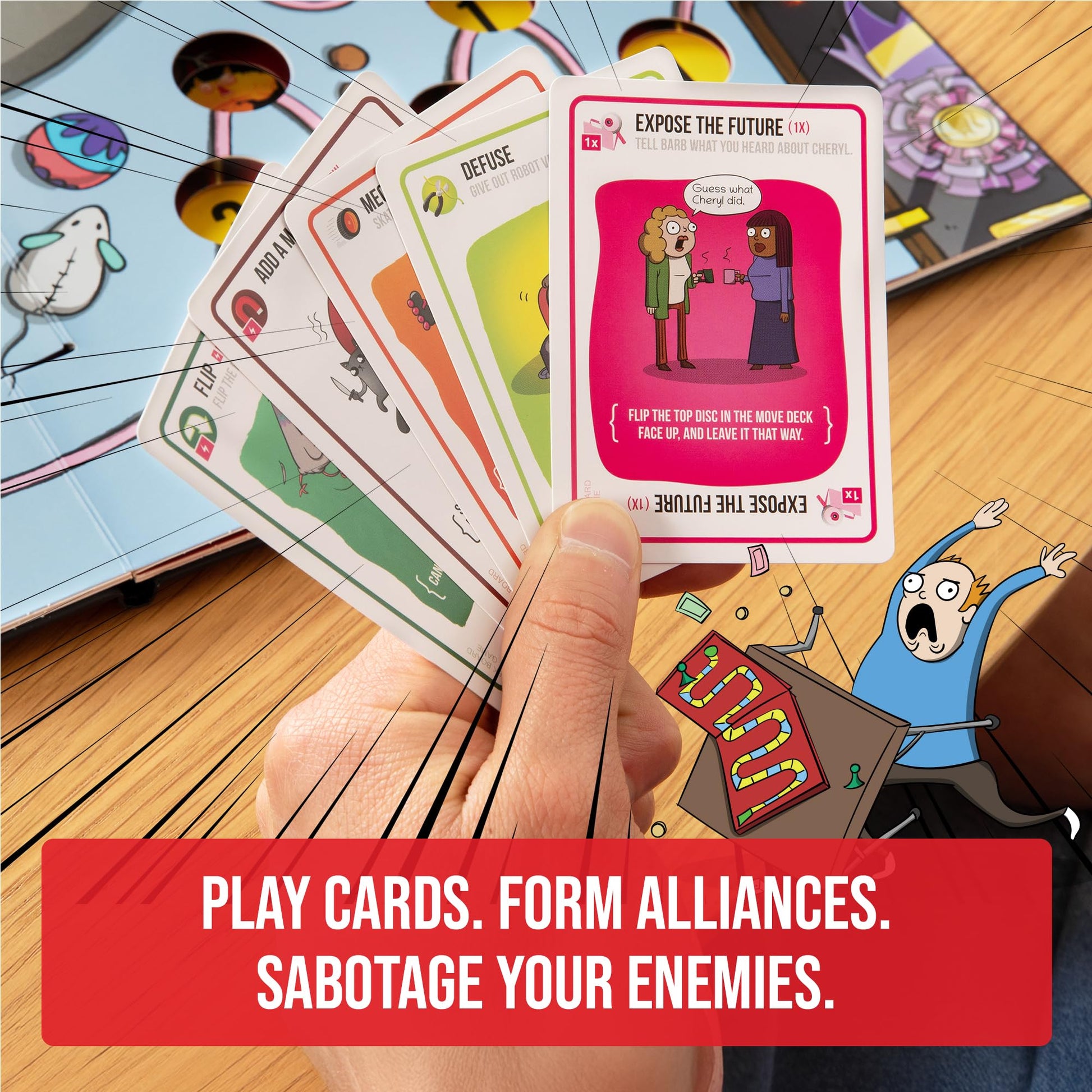 Exploding Kittens: The Board Game - The Action Packed Party Game to Celebrate 10th Birthday - 2-6 Players Aged 7+ - Great for Adults, Teens