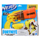 Nerf Fortnite Peely Launcher Set of 2 - Includes 4-Dart SR-Ripe Launcher with Hammer, Micro Peely Launcher and 10 Official Elite Darts