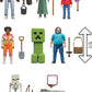 Mattel Minecraft Ultimate Movie Pack with 8 Action Figures & 8 Accessories Including 4-inch Steve & Creeper, Collectible Toy Set