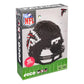 FOCO Chicago Bears NFL 3D BRXLZ Puzzle Replica Helmet Set 1Z
