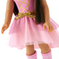 American Girl WellieWishers 14.5-inch Ashlyn Doll with Pink Leotard, Glitter Skirt, Headband, and Boots, For Ages 4+