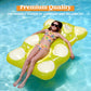 SLOOSH 60" Inflatable Gummy Bear Pool Floats - Fun Floaties Swimming Pool Float Toys Party Decorations, Beach Vacation Essentials Lounge Water Raft