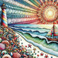 Heritage Puzzle Seashells by the Seashore by Peggy Collins 1000 Pieces