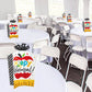 Big Dot of Happiness Teacher Retirement - Table Decorations - Happy Retirement Party Fold and Flare Centerpieces - 10 Count
