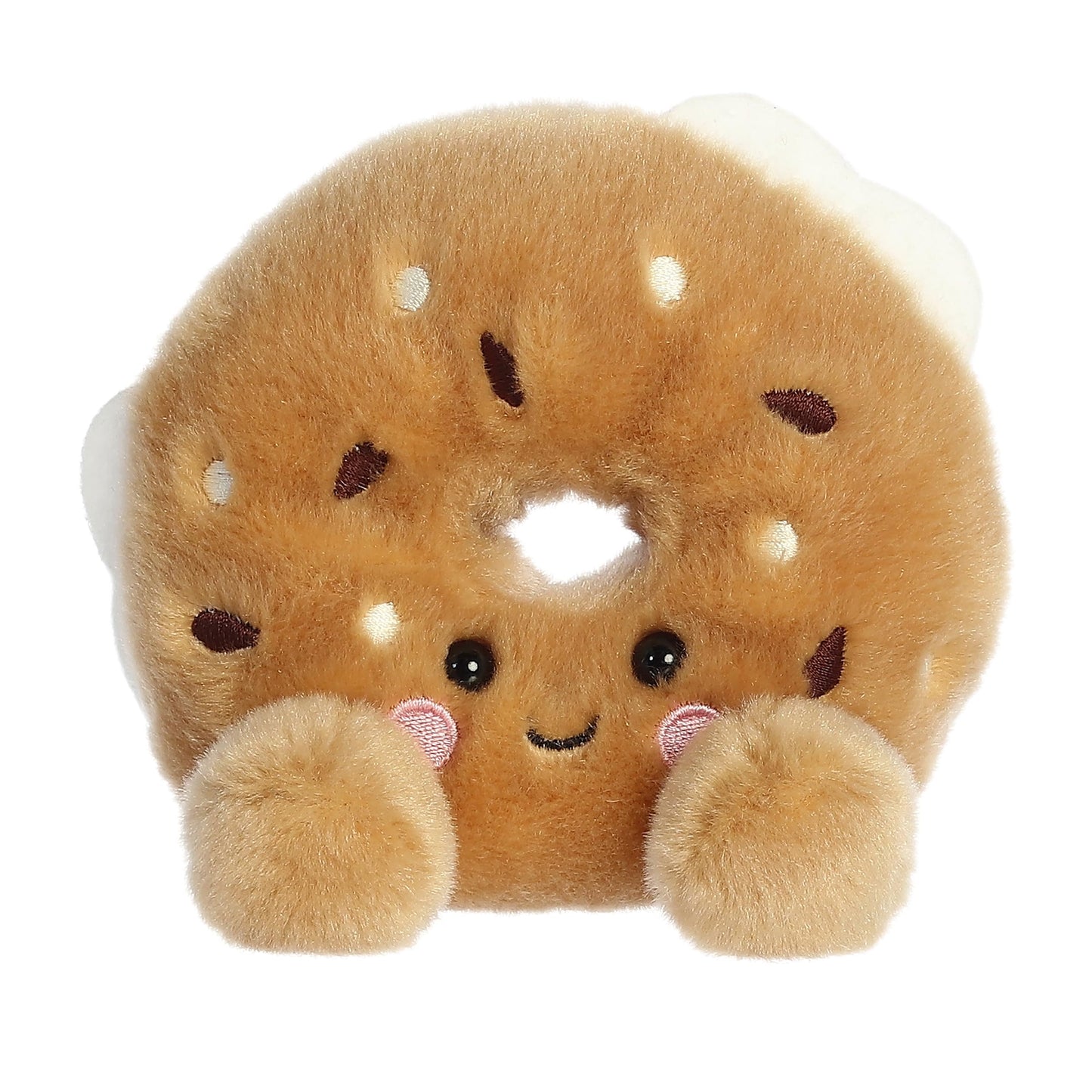 Aurora® Adorable Palm Pals™ Tony Everything Bagel™ Stuffed Animal - Fun Collectible Plush for Kids and Adult Collectors - Perfect for Decorating Rooms