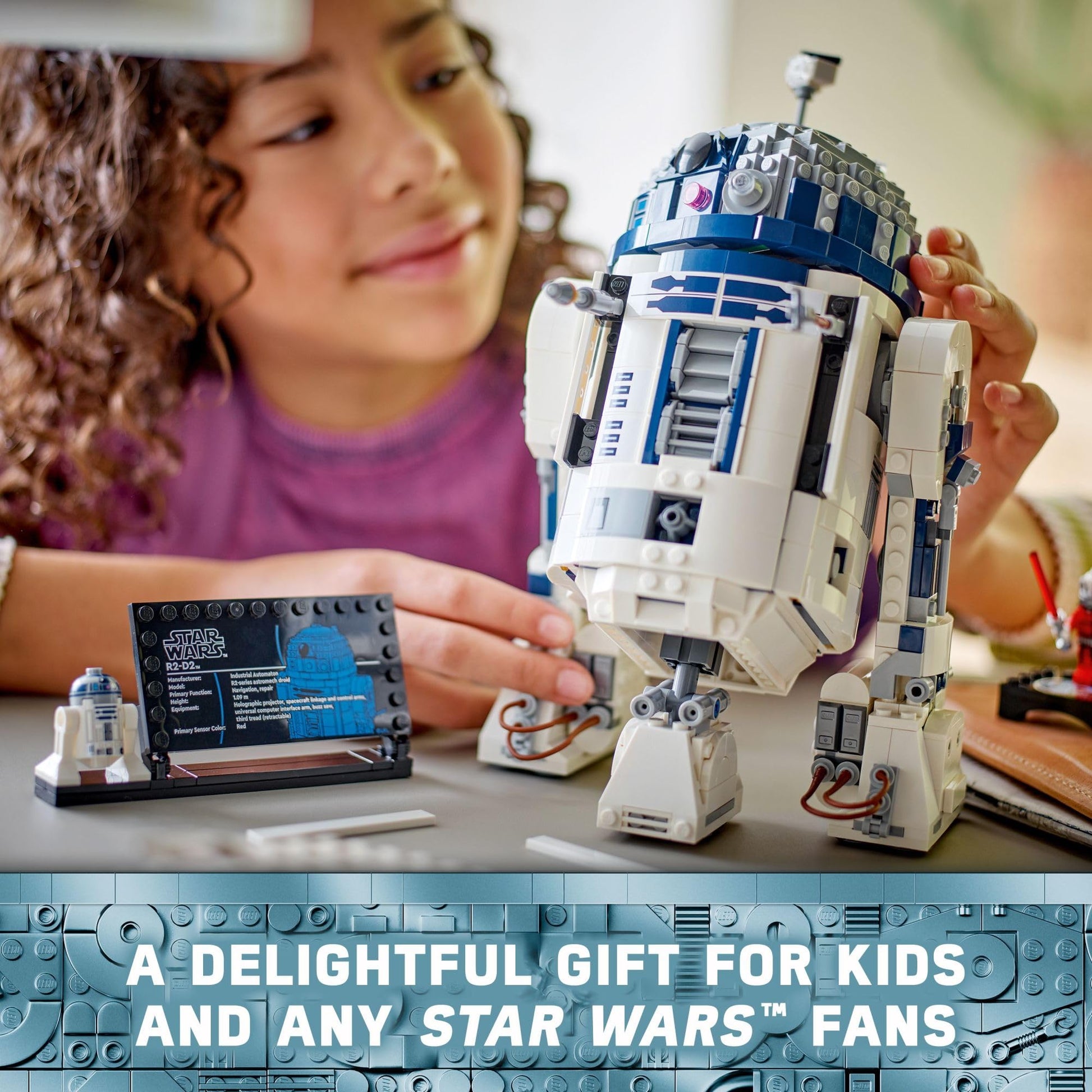 LEGO Star Wars R2-D2 Building Toy Set - Play or Display Star Wars Toy for Boys & Girls, Ages 10+ - Gift Ideas for Kids & Fans - Includes 25th