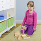 Imagination Generation Constructables! Pine Wood Building Planks, 150 Pieces - Educational Tinker Toys for Kids & Teens - STEM Stacking Blocks