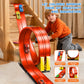 20ft Build Anywhere Portable Race Track with Suction Cups - Flexible Roll-Up Design Fits 1/64 Scale Cars, Portable Toy Gift for Kids 4+ Year Old