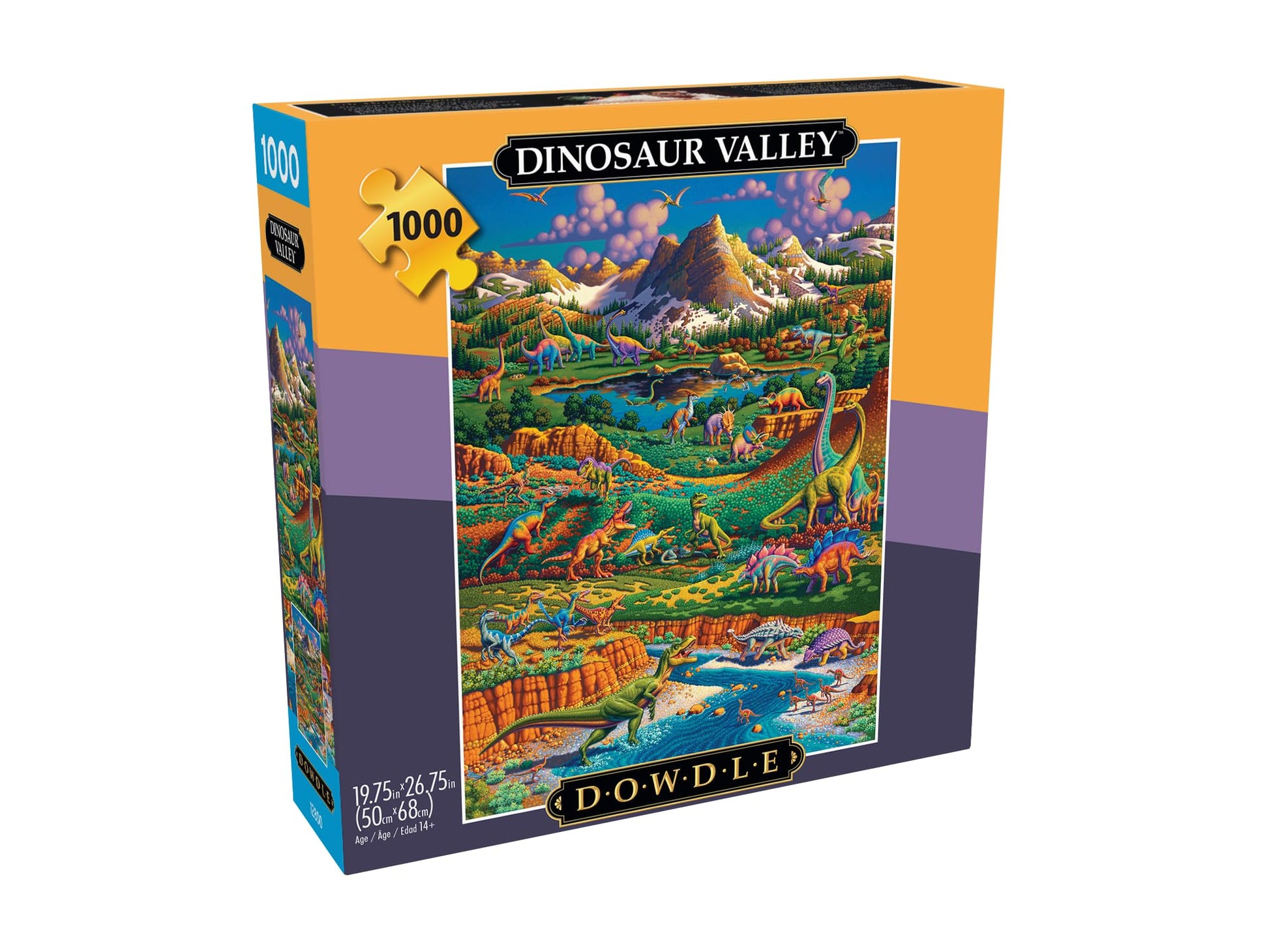 Buffalo Games - Eric Dowdle Dinosaur Valley - 1000 Piece Puzzle for Adults