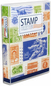 Stamp Collection Album Binder with 10 Archival Safe Pages - Compact 3-Ring Postage Stamp Storage Case with Snap Lock, Holds 150-300 Stamps - Includes