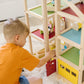 Melissa & Doug Wooden Hi-Rise Dollhouse with 15 Furniture Pieces, Garage, Working Elevator Preschool Dollhouse for Kids Ages 3+
