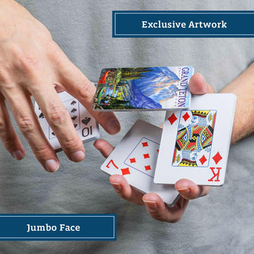 Boardwalk Puzzles Premium Featherlight Unique Playing Cards, Fun Themed Deck for Home and Travel | Grand Teton National Park