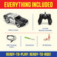 Kidirace Rechargeable Remote Control Police Car, Lights & Siren, Kids 3-12