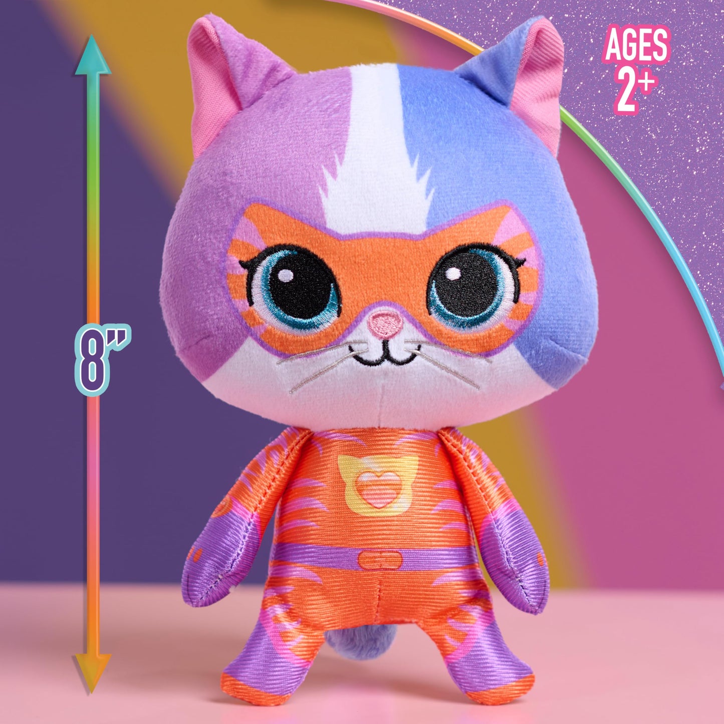 Disney Jr Just Play SuperKitties Small Plush Buddy Stuffed Animal