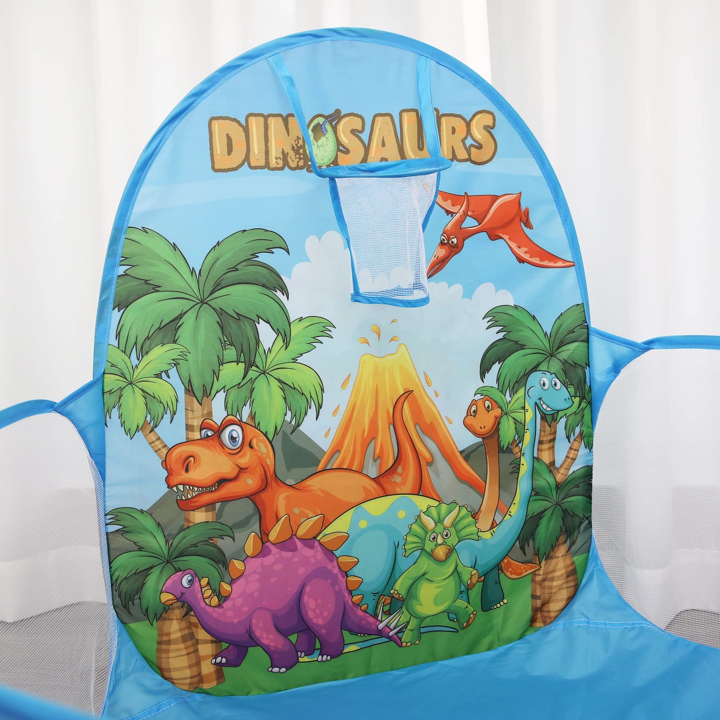 Dinosaur Kids Pop Up Ball Pit | NO Balls | Play Pool for Baby, Toddlers