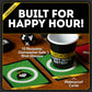 CARDJACKED Happy Hour Edition Card Game - Adult Drinking Game (21+) for 4-10 Players - Includes Waterproof Cards & Shot Glasses
