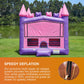 JumpOrange Commercial Grade Inflatable Princess Bricks Bounce House Backyard Party Moonwalk Size 13'x13'