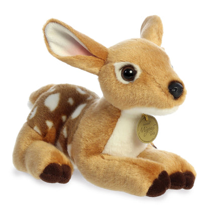 Aurora® Adorable Miyoni® Tots Fawn Stuffed Animal - Lifelike Details Make a Cherished Companion - Perfect for Decorating Bedrooms or Classrooms