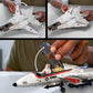 MEGA G.I. Joe Action Figures Building Toys, Skystriker XP-14F vs. Cobra H.I.S.S. with 617 Pieces, 4 Poseable Characters, for Collectors