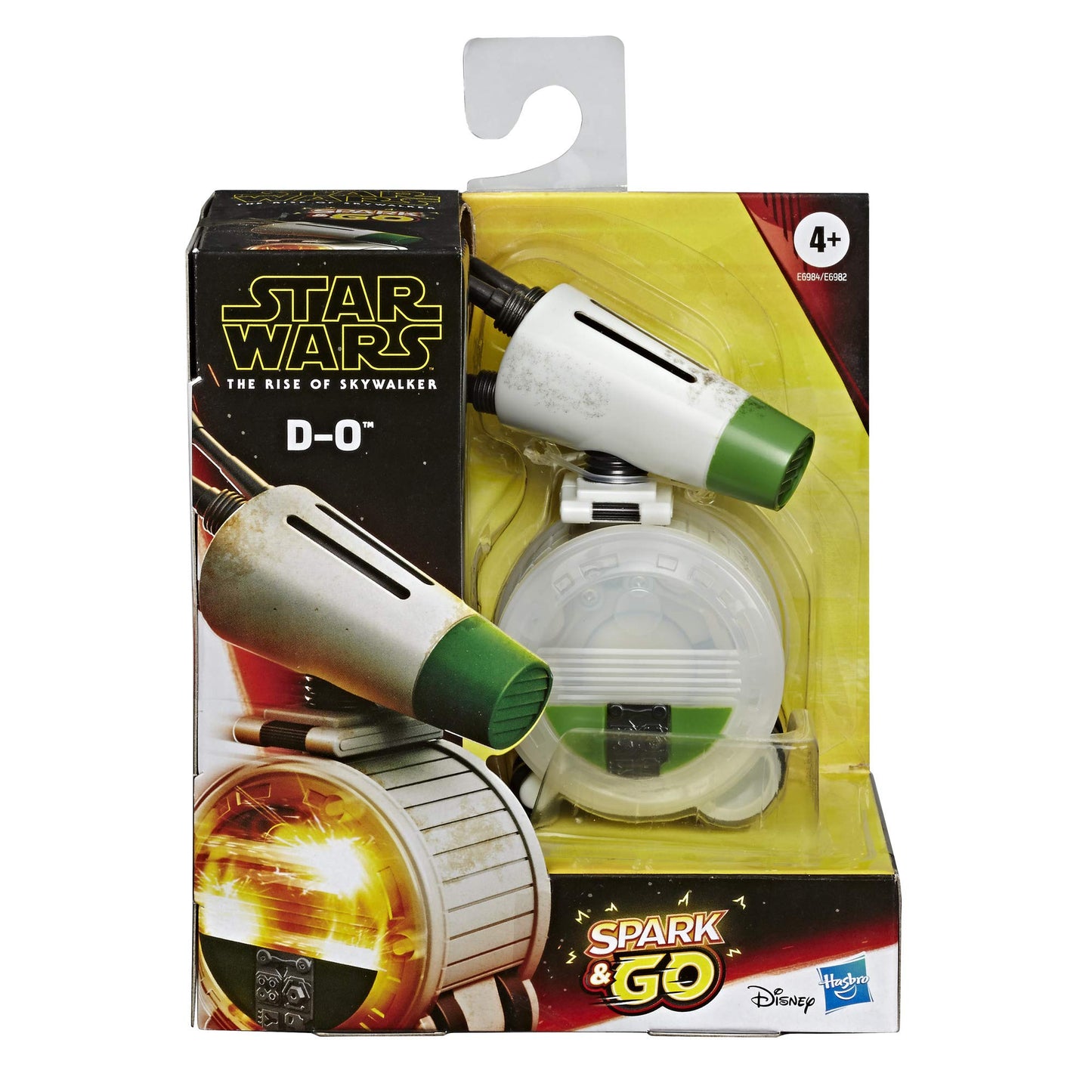 STAR WARS Spark and Go D-O Rolling Droid The Rise of Skywalker Rev-and-Go Sparking Interactive Toy, Toys for Kids Ages 4 and Up