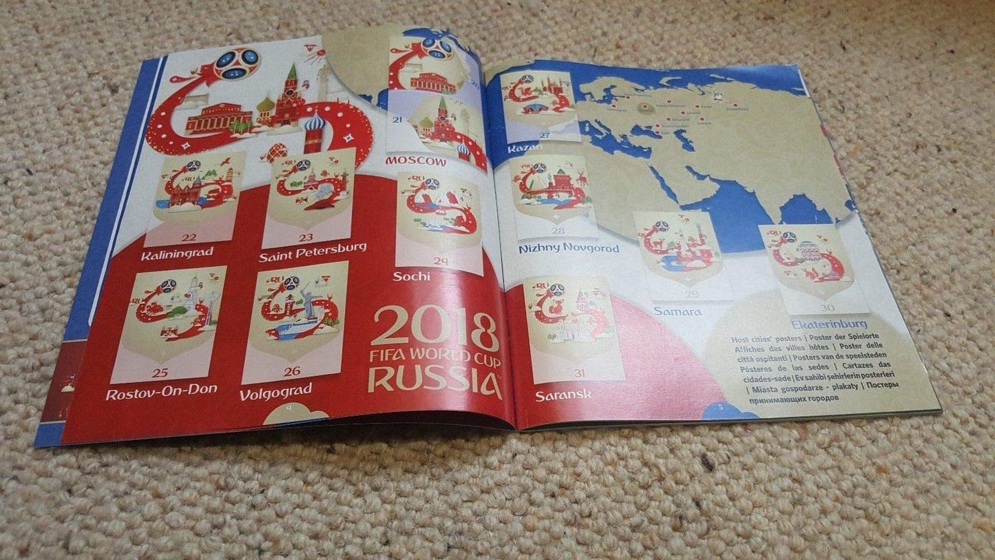 Panini FIFA World Cup 2018 Collectible Stickers Scrapbook