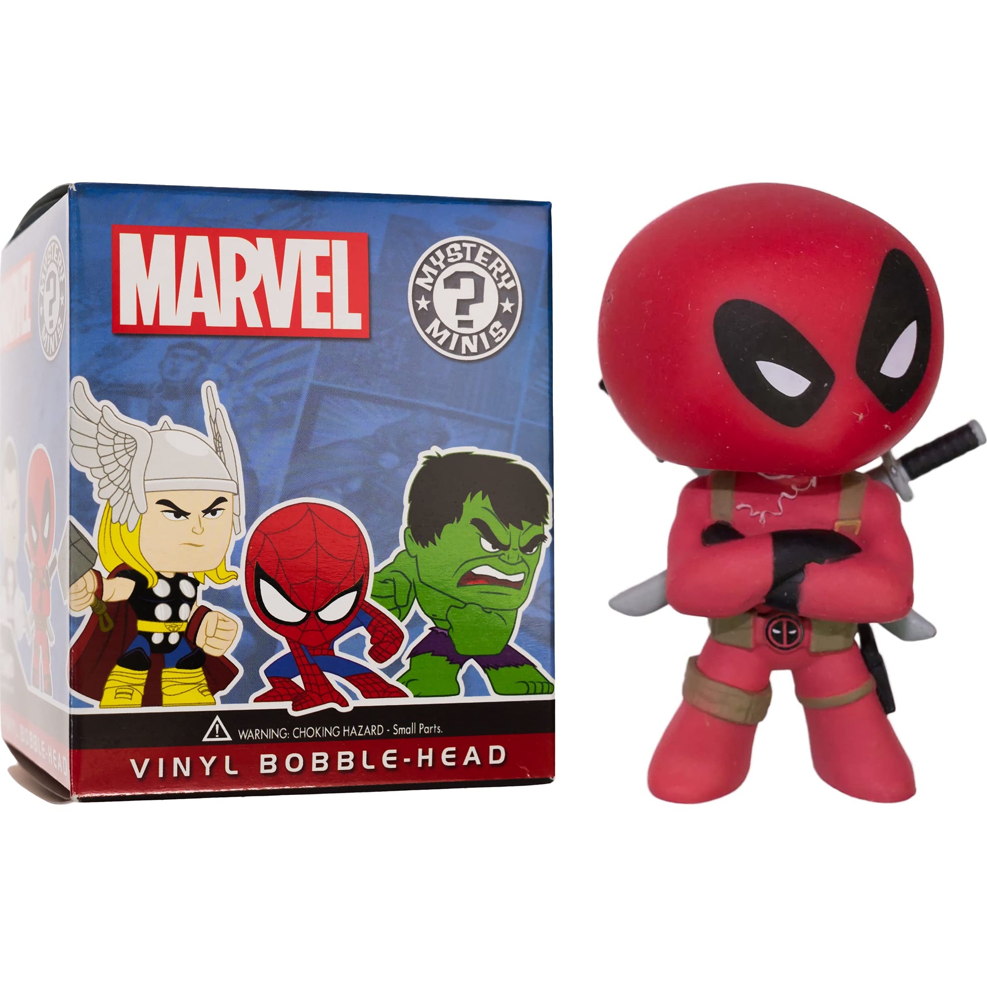 Deadpo o l [Folding Arms]: 2.3in Fun ko Mystery Minis Vinyl Figurine Bundle with 1 Compatible 'ToysDiva' Graphic Protector (03745 / A - B)