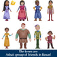 Mattel Disney Wish Toys, The Teens Mini Doll Set, 8 Posable Dolls & Star Figure, Signature Outfits Inspired by the Movie