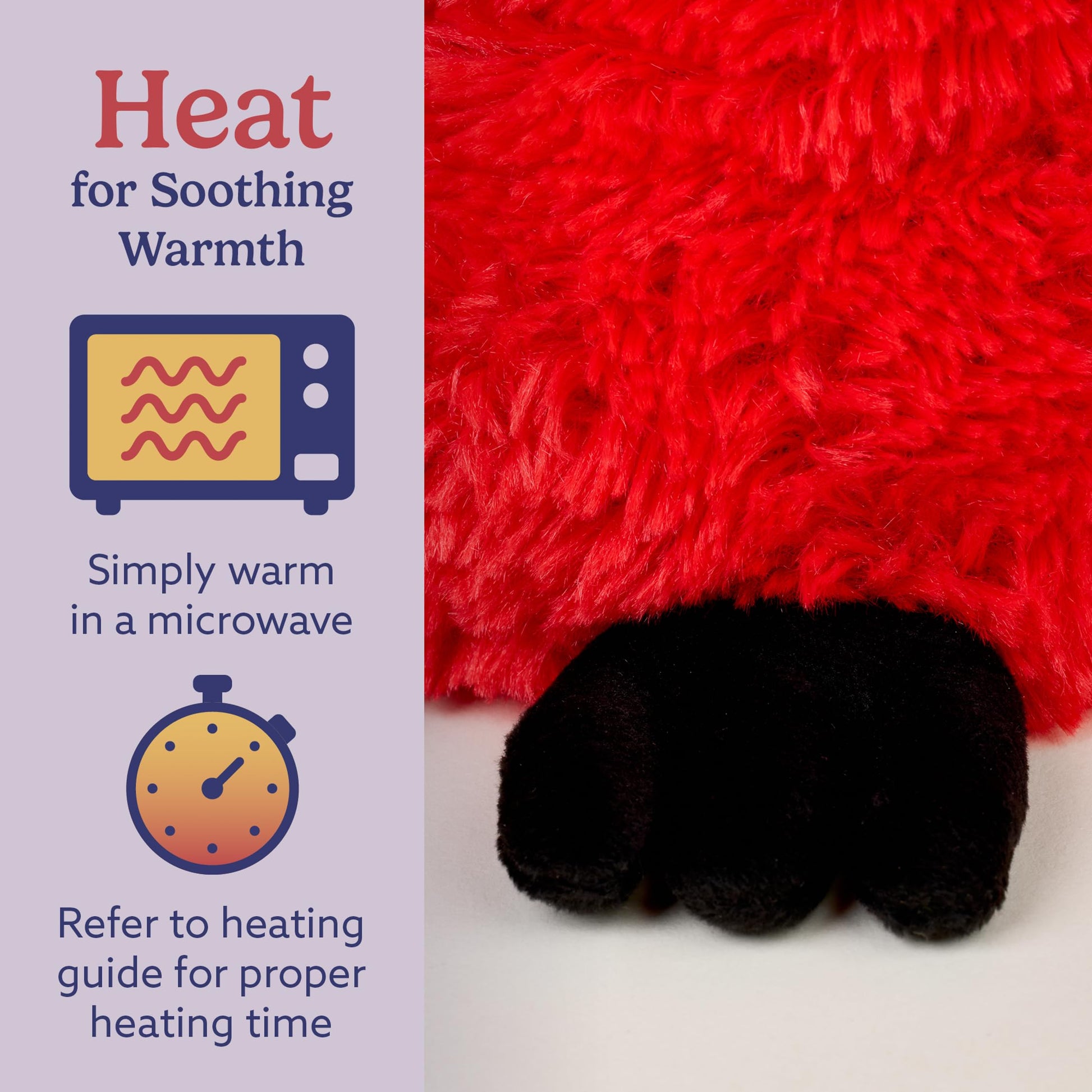warmies Microwavable & Weighted Stuffed Animals, Red Cardinal - Heated Stuffed Animal Plushie for Warmth & Comfort - Cute Soft Plush Toys for Adults