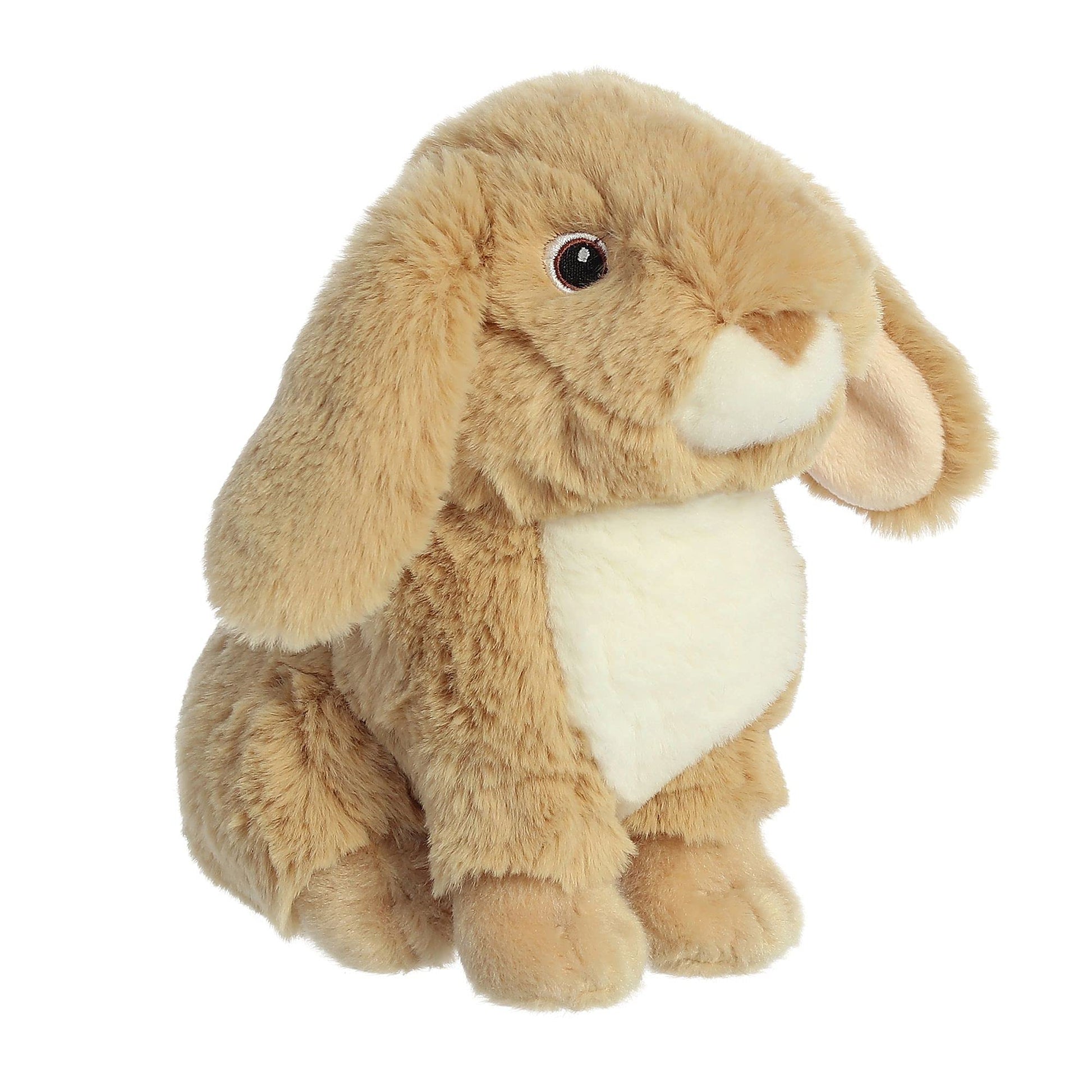 Aurora® Responsibly Made Eco Nation™ Lop-Eared Rabbit Tan Stuffed Animal - Ideal for Playtime Adventures - Perfect for Birthdays or Just Because