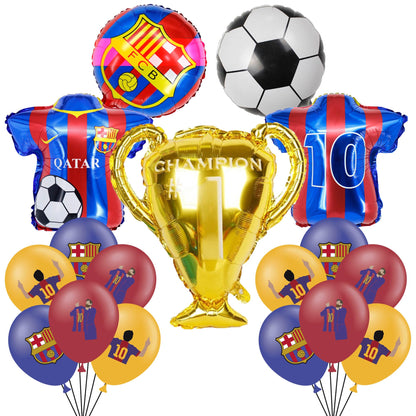 Soccer Theme Birthday Party Decorations, Messi Birthday Party Supplies