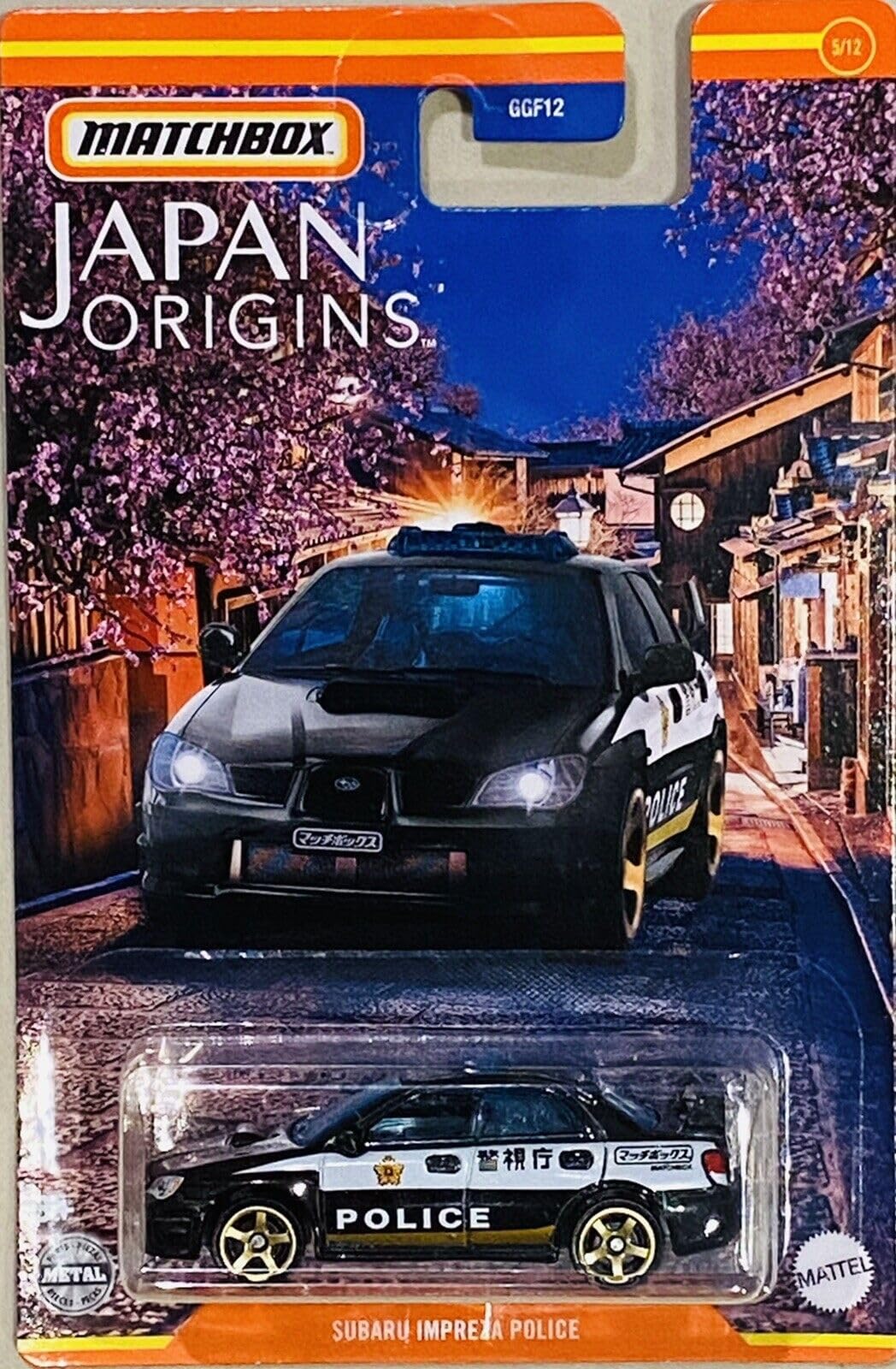 Matchbox Subaru Impreza Police, Japan Origins