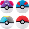 Pokemon Poke Ball Plush 4-Pack - Four 2-inch Plush Balls