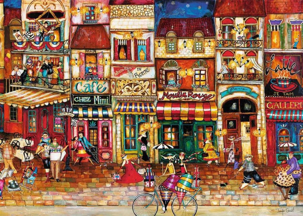 Ravensburger Streets of France 1000 Piece Jigsaw Puzzle for Adults - Every Piece is Unique, Softclick Technology Means Pieces Fit Together Perfectly