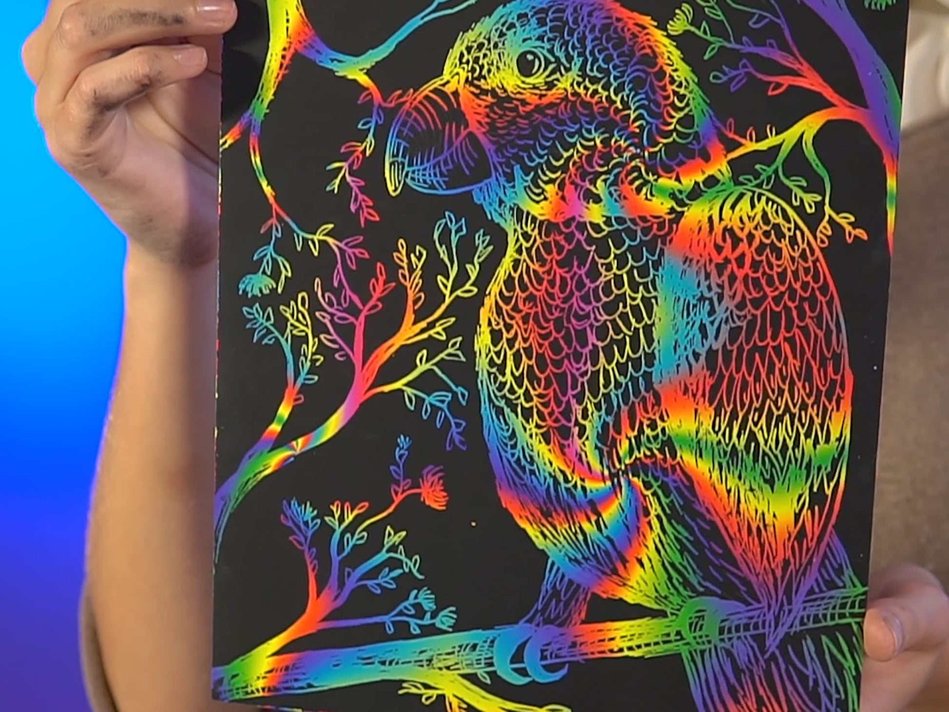 Marvin's Magic Scratch Art Kit for Kids - Rainbow Sheets - Age 5-12