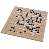 WE Games Go Game Set 11.75 Inch - Traditional Go Set with Light Wooden Board 19 Tiles, Wood Veneer Goban, Strategy Board Games for Adults, Go Board
