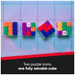 Rubik's Cube Tetris Edition 3x3 Cube Shapeshifting Puzzle Game Brain Teaser